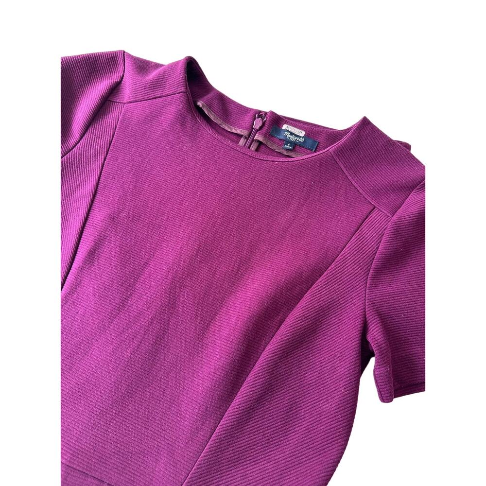 Madewell Dress Short Sleeve Size 4 Purple